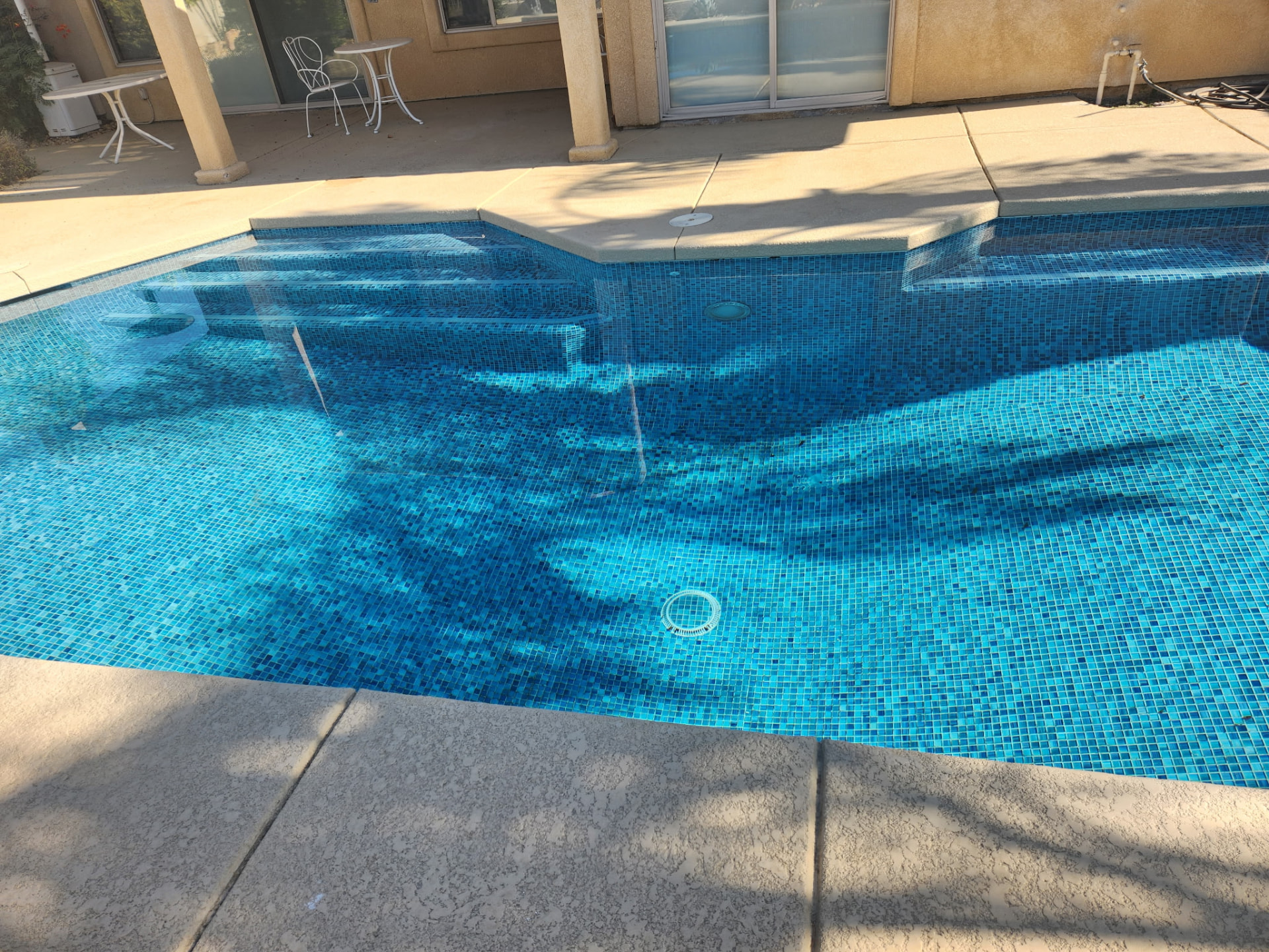 Tile pool finish